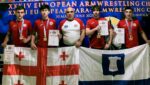 ხობელი მკლავჭიდელების წარმატება